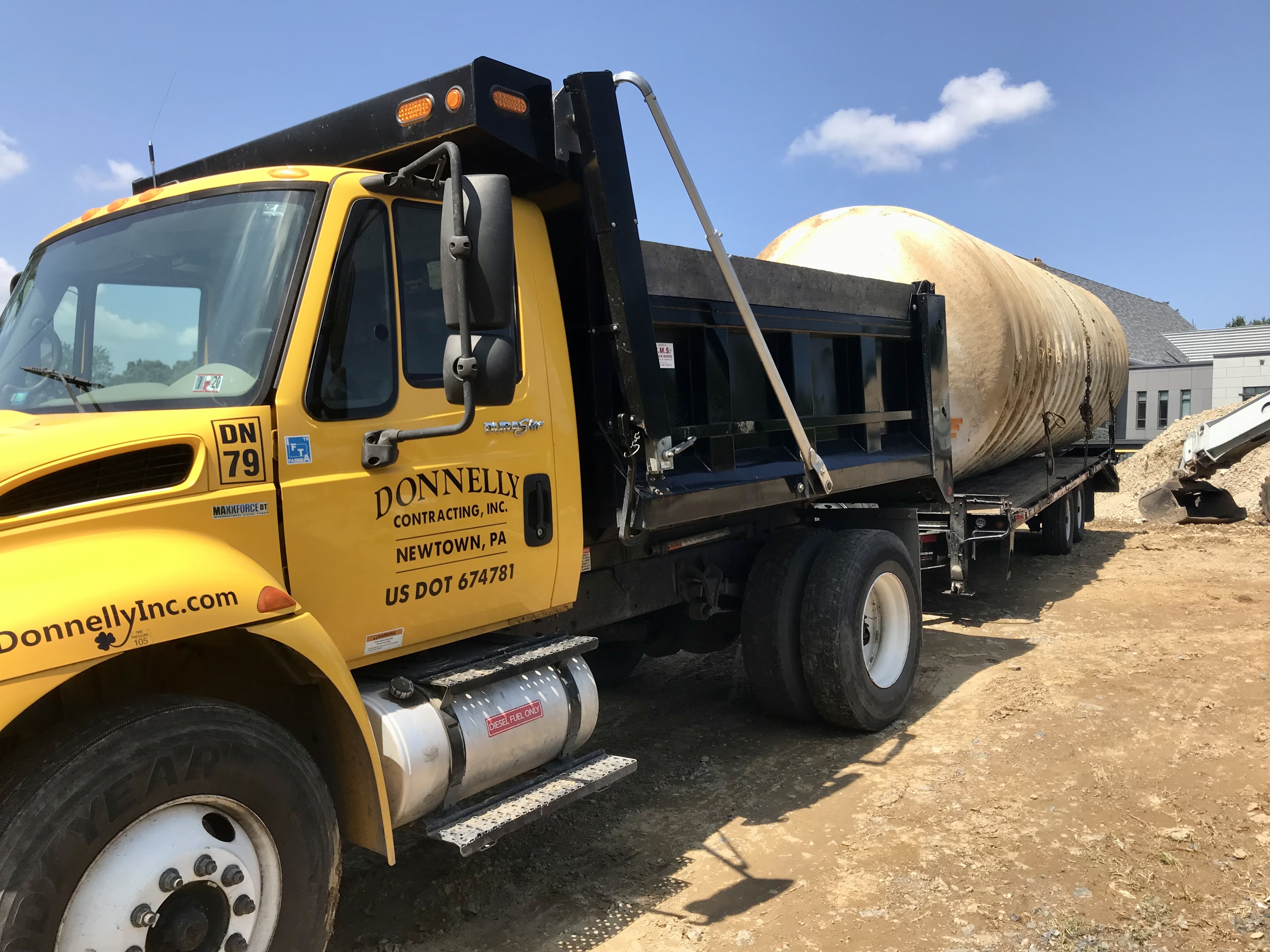Tank removal project